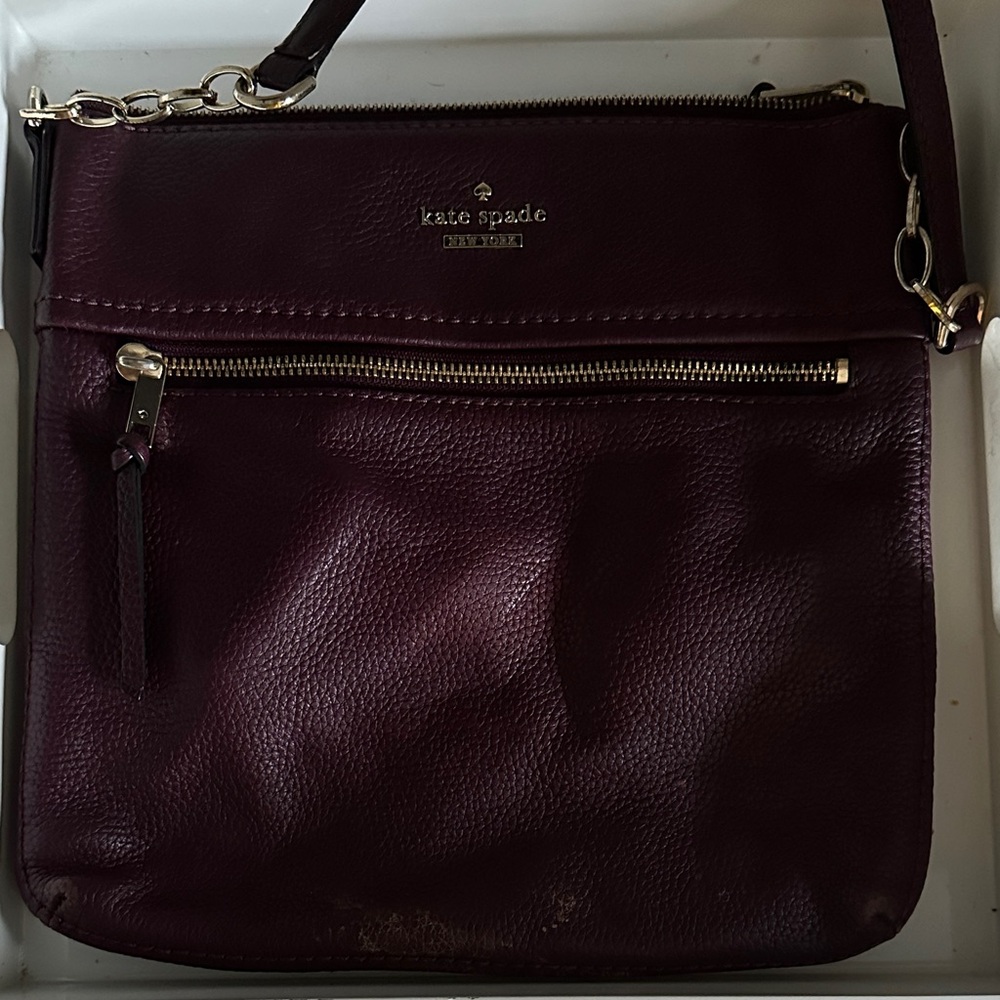 Kate Spade Dark Purple Crossbody Bag